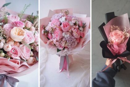 Pink Bouquet Flowers