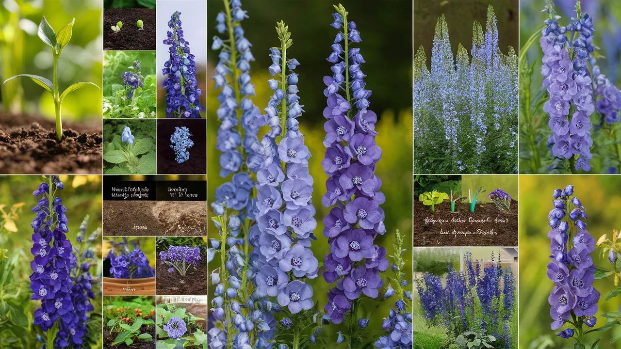 Larkspur (Delphinium)- Image Credit / Flower Of USA